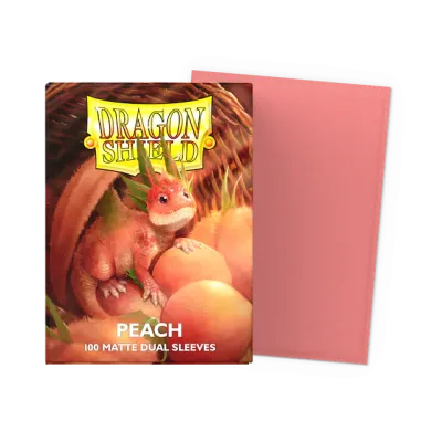 Dragon Shield Sleeves Standard: Matte Dual Peach (100)