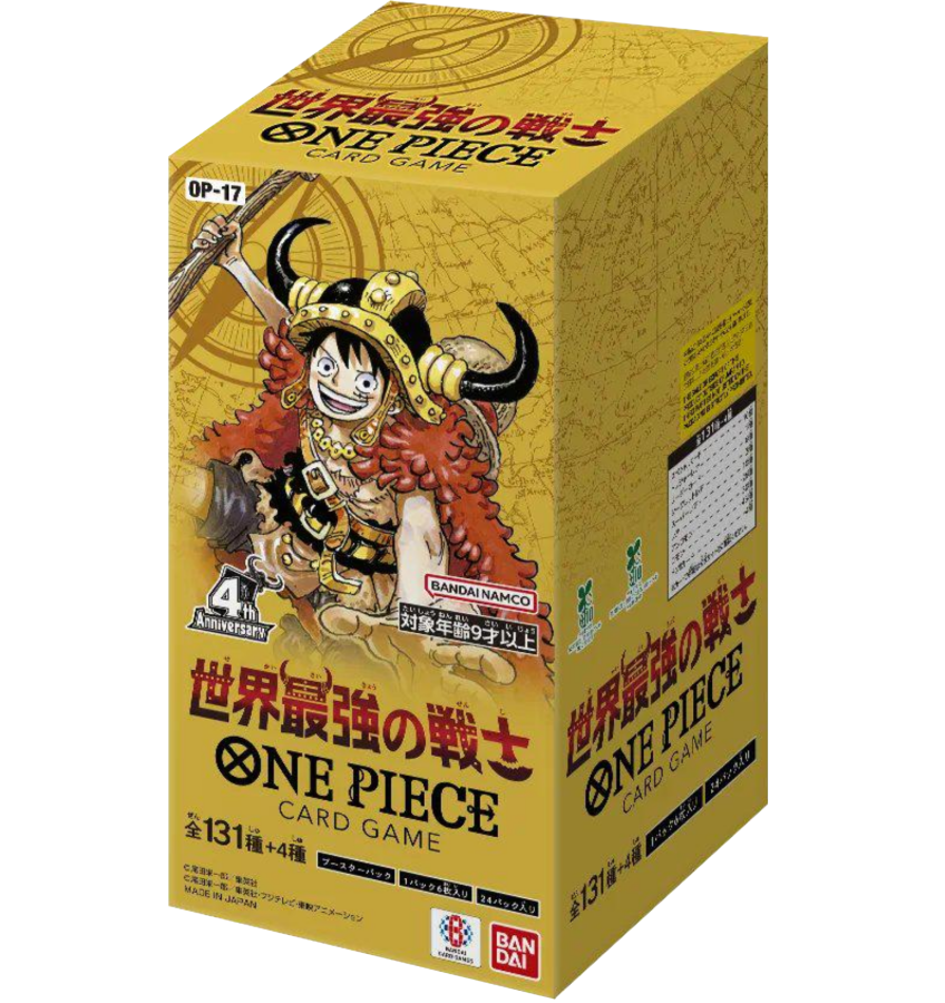 One Piece OP-17 [The World’s Strongest Warriors] Booster Box – Japanese
