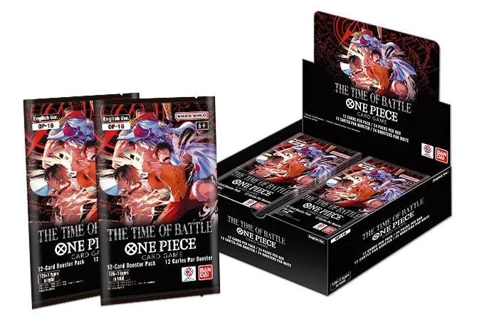 One Piece Official Card Game: OP-16 [Time Of Battle] Booster Box – English