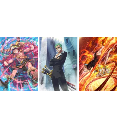ONE PIECE Card Game – V Jump 2026 Monster Trio Promo Card Set – Luffy, Zoro & Sanji – Pre-Order