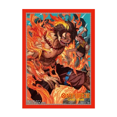 One Piece Official Sleeves: Portgas.D.Ace (70)