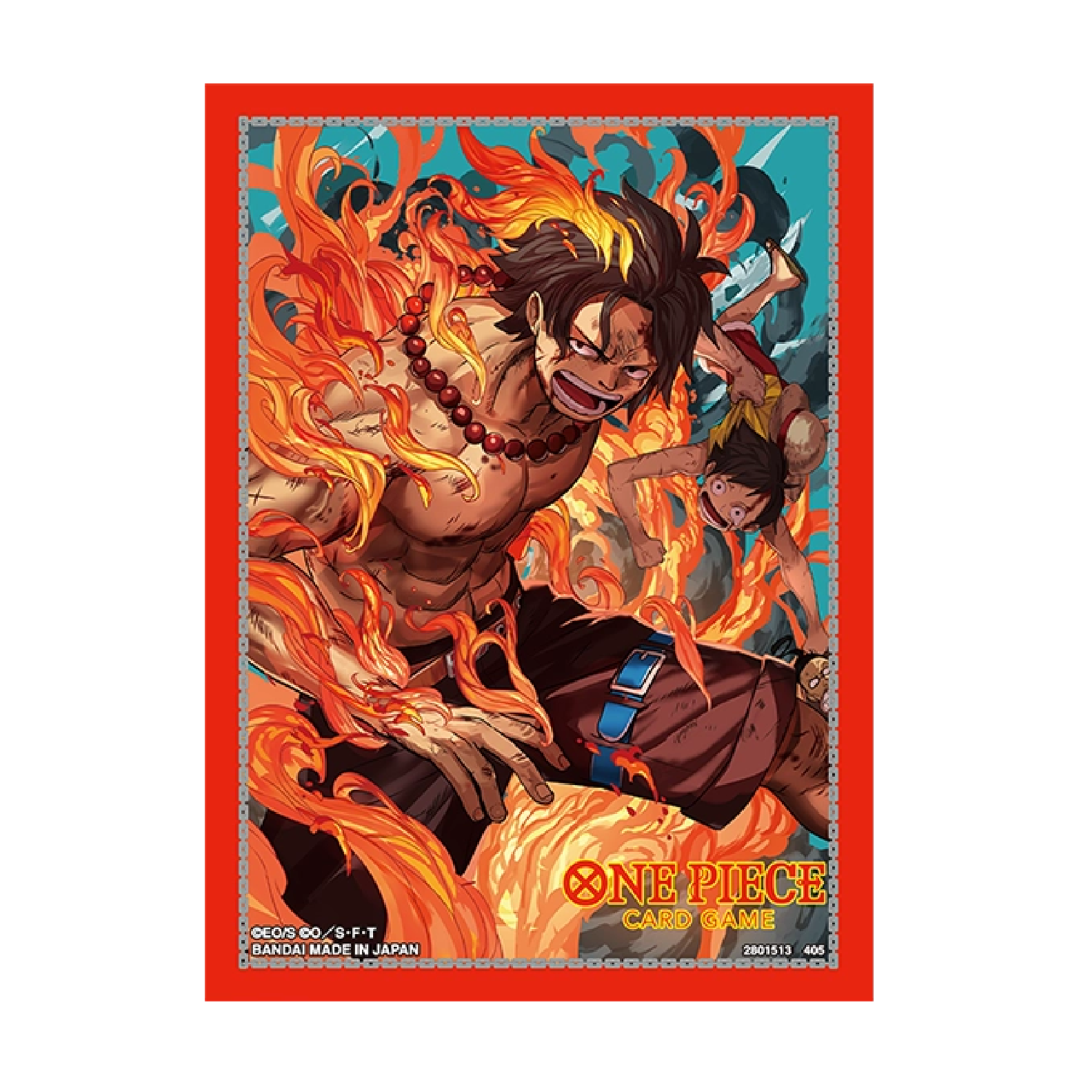 One Piece Official Sleeves: Portgas.D.Ace (70)