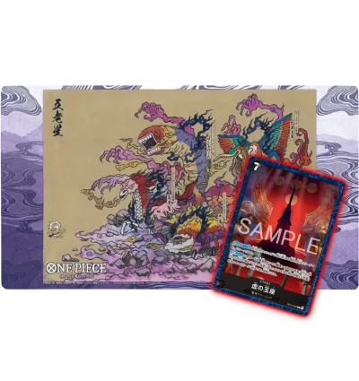 One Piece Card Game Base Shop Limited Edition Japanese Exclusive Playmat Vol. 2 – Five Elders & Promo Card Set