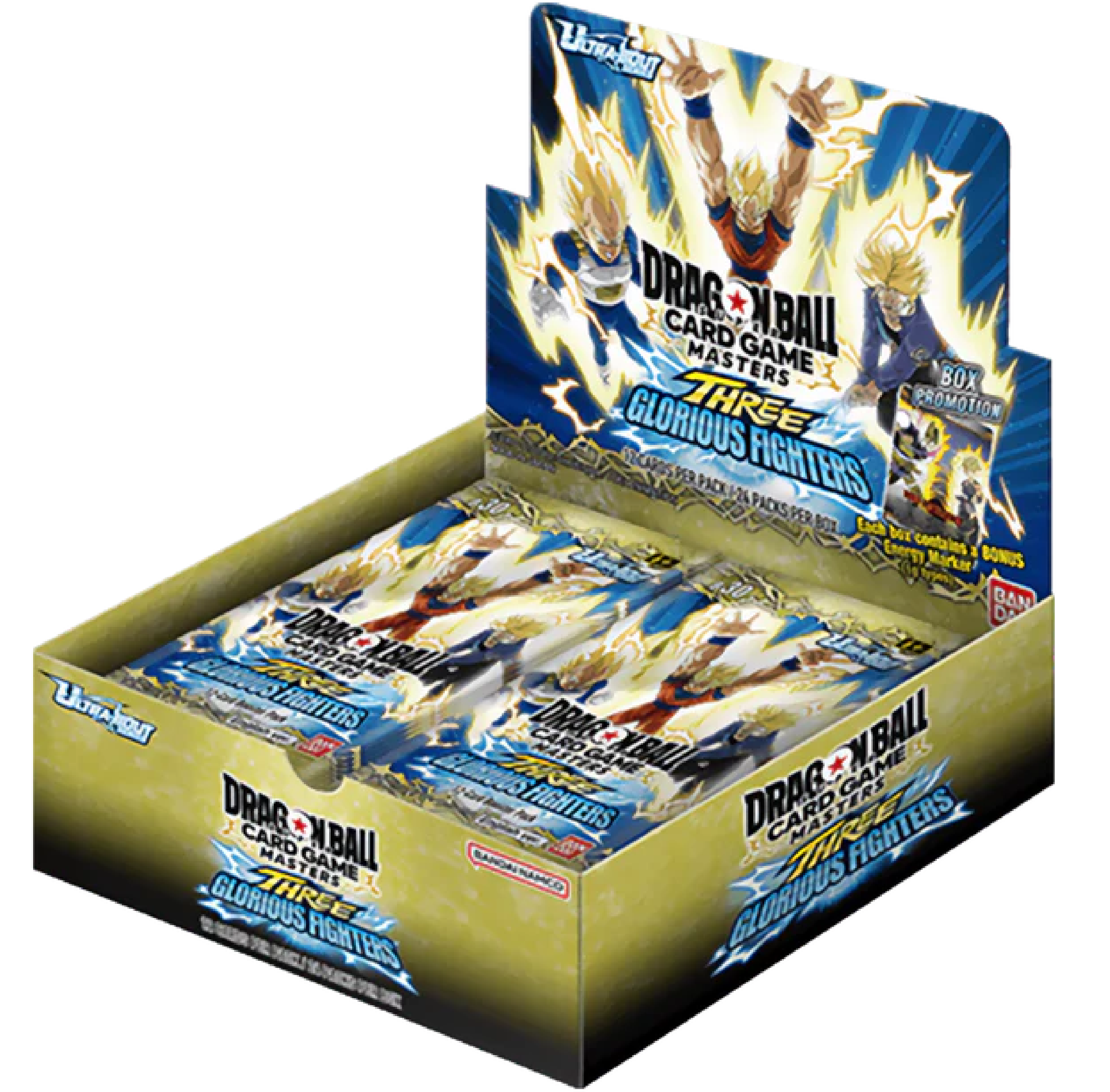 Dragon Ball Super Card Game Masters – Three Glorious Fighters – B30 Booster Box